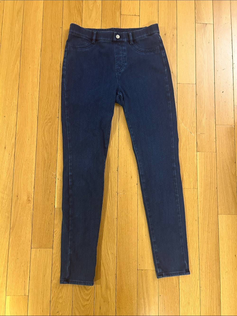 Uniqlo Heattech Skinny Legging Pants Denim Blue Jeggings Womens Size M